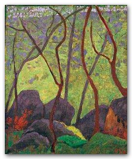 Paul SERUSIER rochers dans la foret